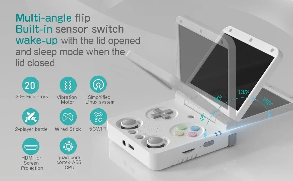 Brand Miyoo Flip V2 Handheld Game Players Ips