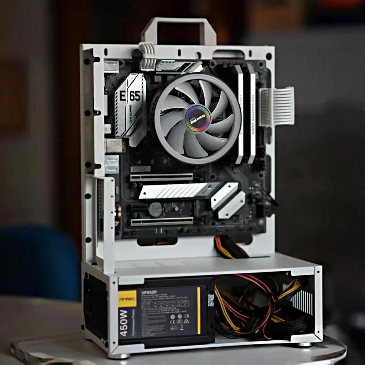 Open Frame Pc Case 240/360 Liquid & Air