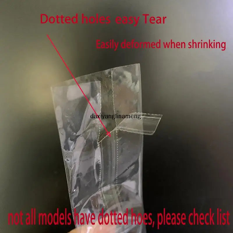 400pcs Bottle Mouth Heat Shrinkable Film Bottle Cap