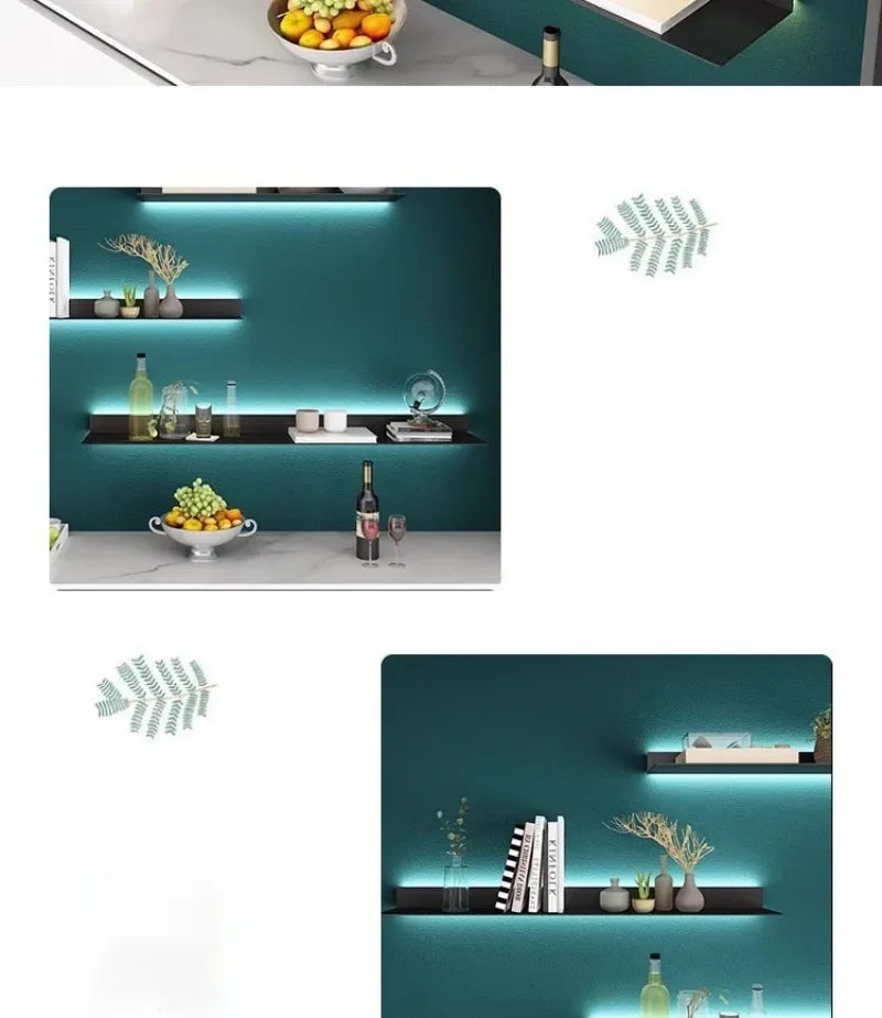 Iron Floating Wall Shelf Storage Organizer Shelves Bathroom