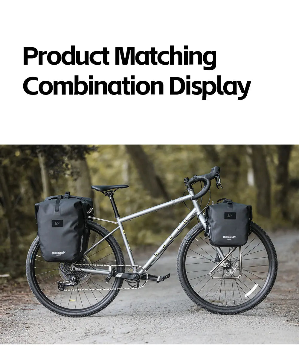 Rhinowalk Bicycle Pannier Bag Waterproof 6l 12l 20l