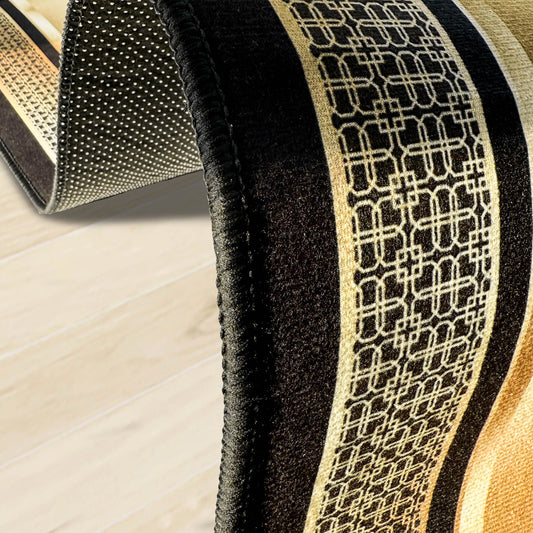 Golden Long Corridor Carpet Luxury European Decoration Hallway