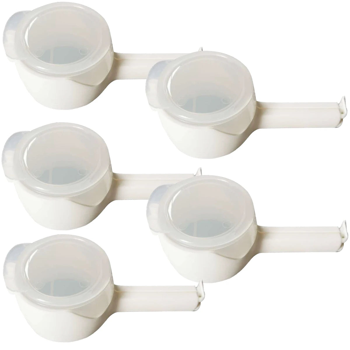 5pcs Sealer Clip Pour Spouts Food Storage Bag