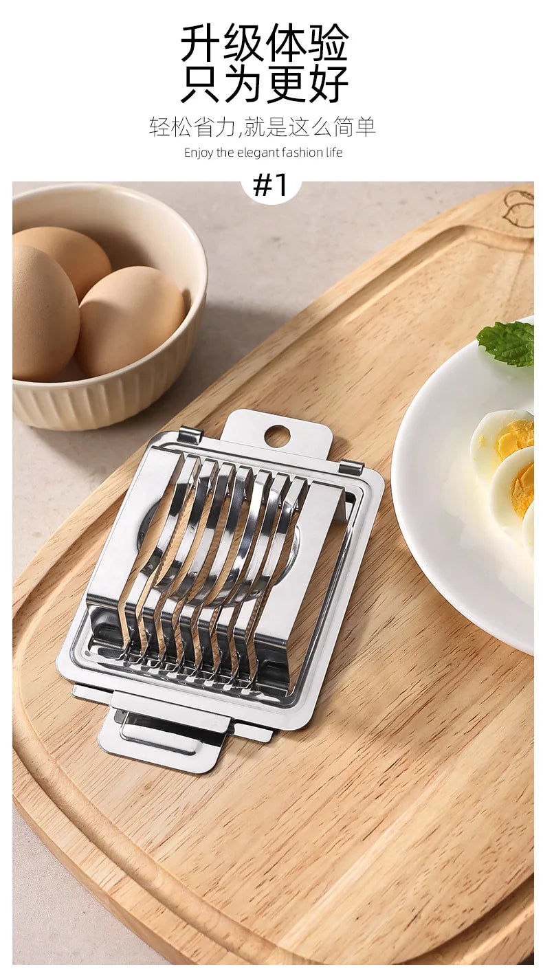 Egg Slicers Chopper Stainless Steel Fruit Salad Ham