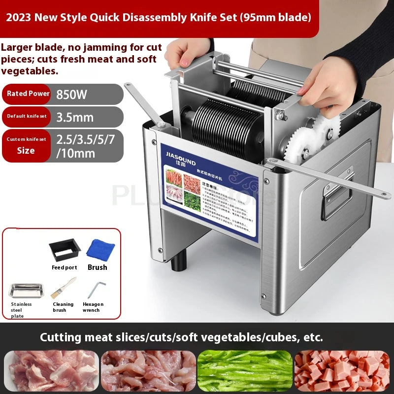 Electric Meat Slicer Machine Automatic Commercial Meat Grinder