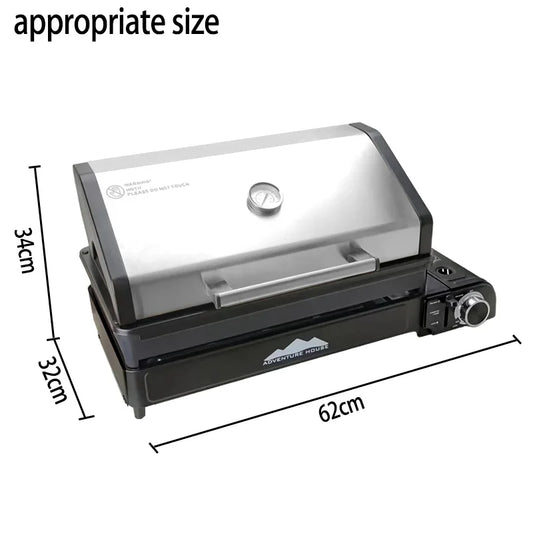 Camping Multi Gas Grill Bbq Stove Grill Folding