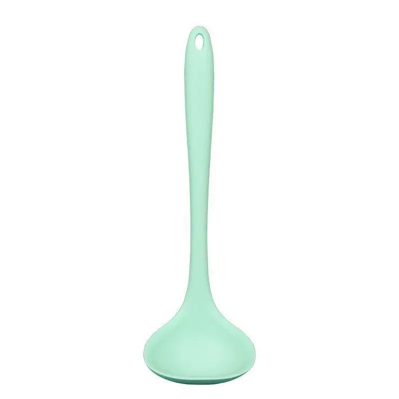 Long Handle Silicone Soup Spoon Large Ramen Noodles