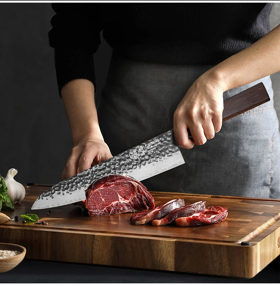 Young Japanese Handmade Chef Knife 67 Layer Damascus