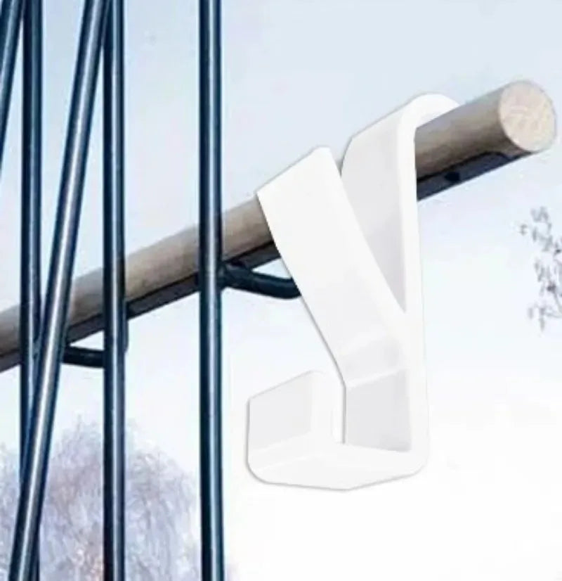 12-3pcs Bathroom Hanger Clips Heated Towel Radiator Rail