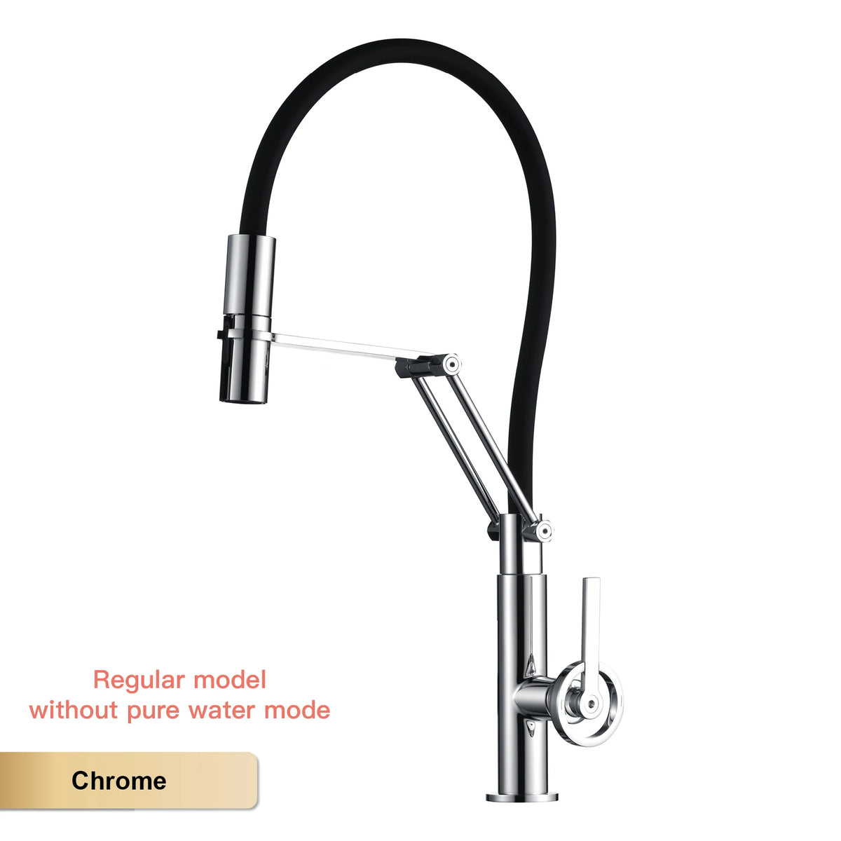 Industrial Brass Brushed Rose Gold Faucet Separated Filter