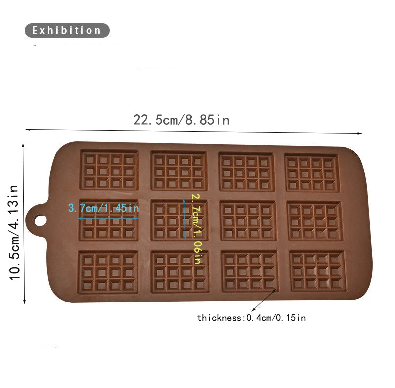 Chocolate Chip Silicone Mold Muffin Cupcake Non Stick