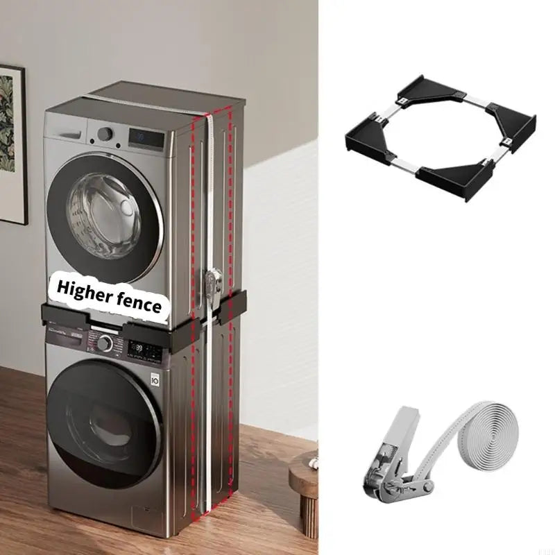 F92f Laundry Room Adjustable Stacking Washer Dryer Extendable