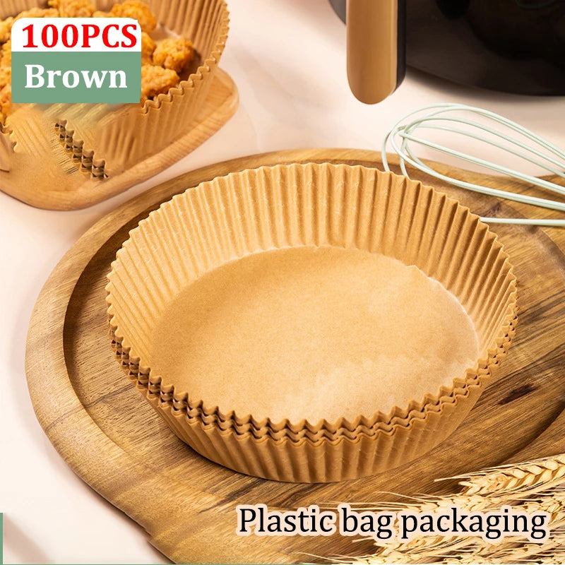 50-300pcs Air Fryer Paper Special Paper Accesories Baking