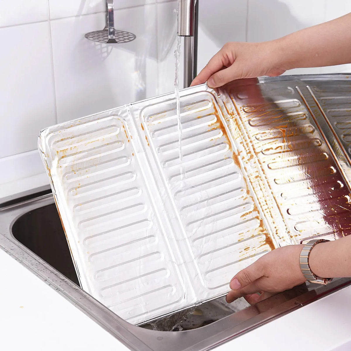 Stove Splatter Guard Nonstick Aluminum Foil Stovetop Splatter