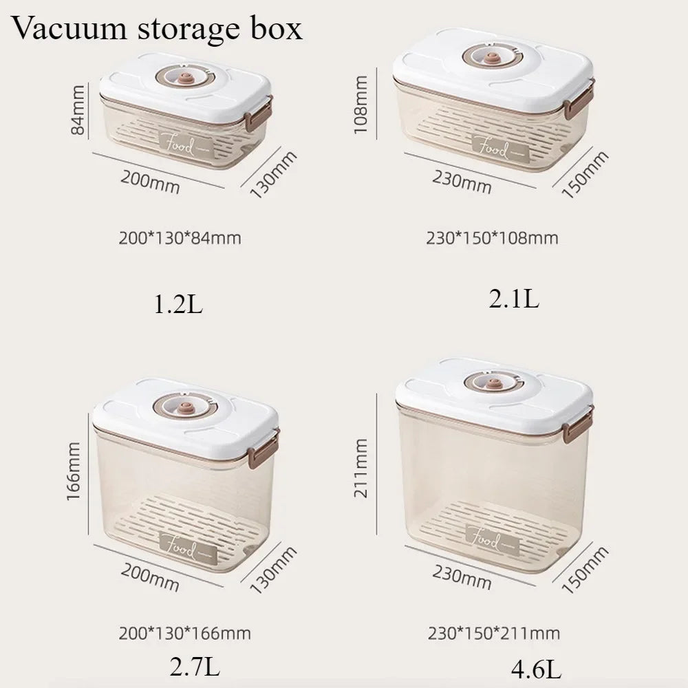 Food Vacuum Storage Box Airtight Container - Reusable