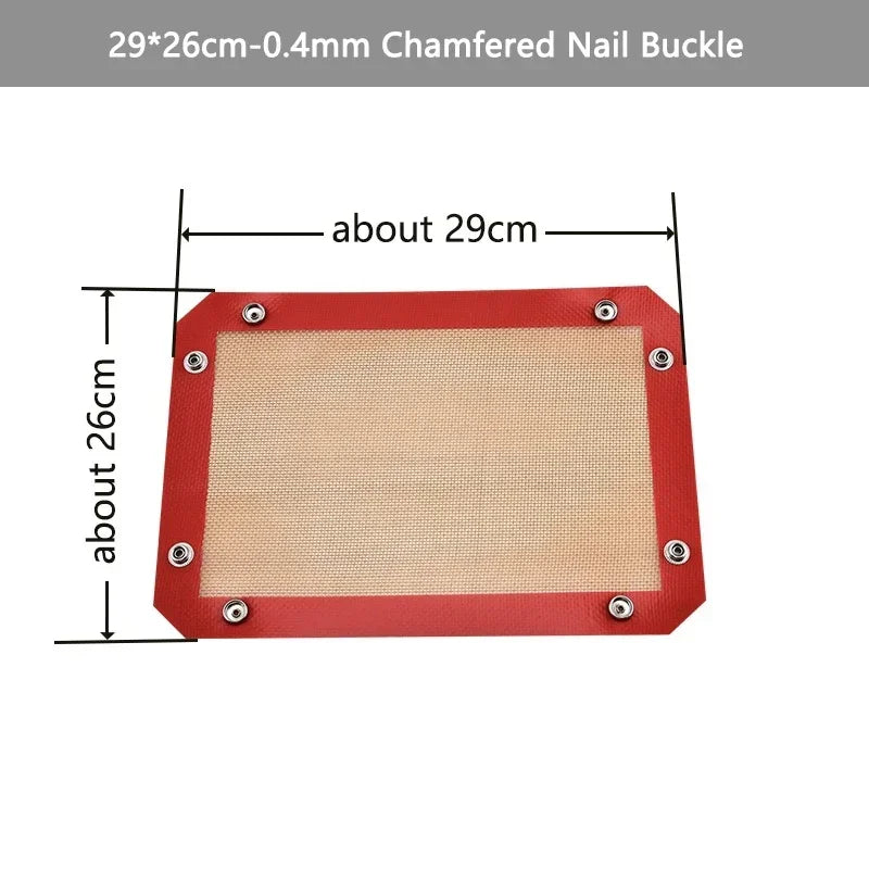 Silicone Baking Mat Button Non-Stick Reusable Heat Resistant
