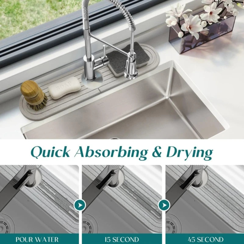 Sink Diatomite Absorbent Mats Sink Mats Quick Drying