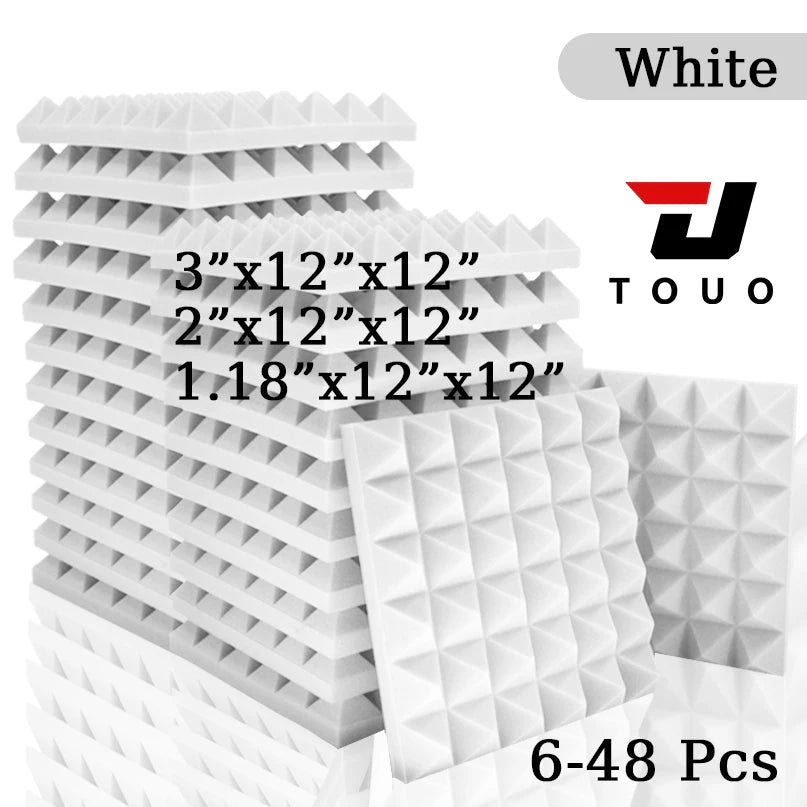 Touo Studio Acoustic Foam Panel 6/12/24/48 Soundproof Foam