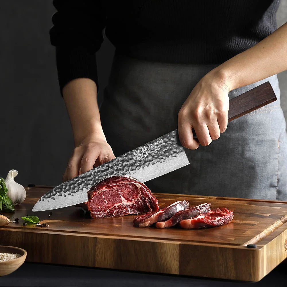 Young Japanese Handmade Chef Knife 67 Layer Damascus