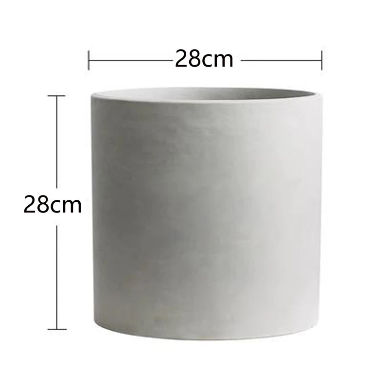 Mold Garden Of Concrete Flower Pot Silicone Mold