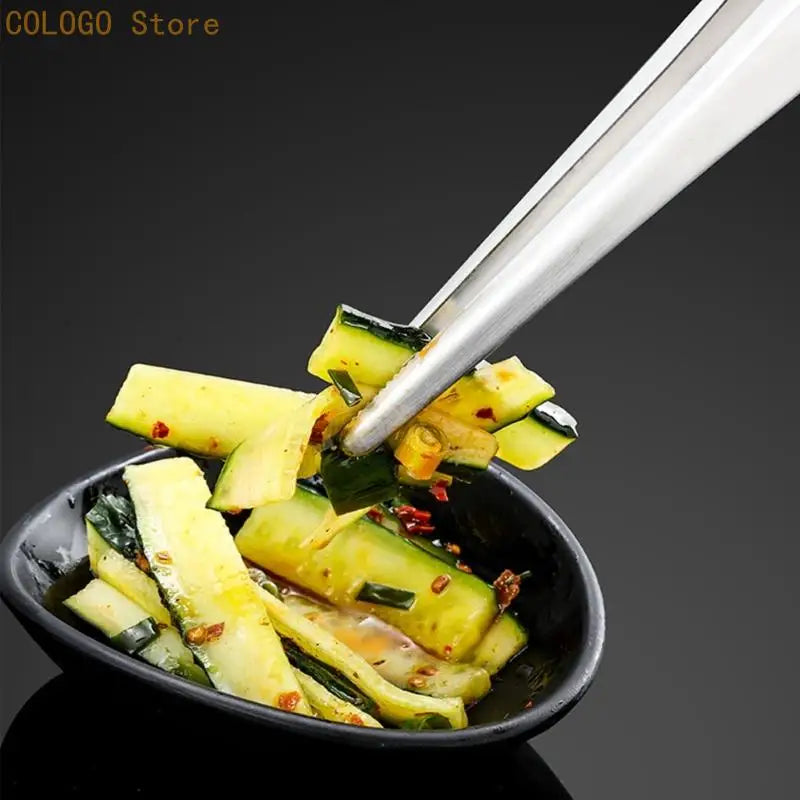 Stainless Steel Tongs Comfortable Handle Locking Adjustable Jaw