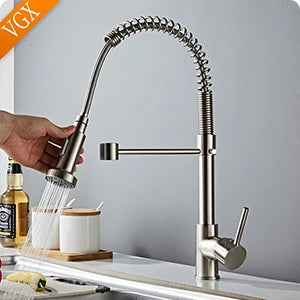 Vgx Gold Faucet Dual Spout Pure Drinking Water