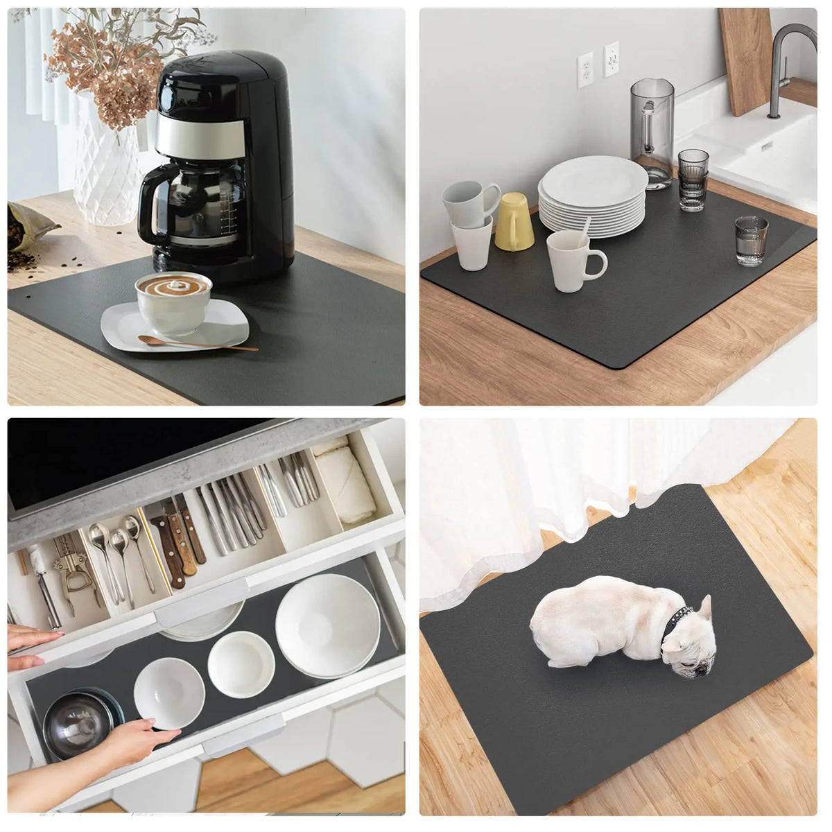 Solid Color Printing Super Absorbent Large Absorbent Mat