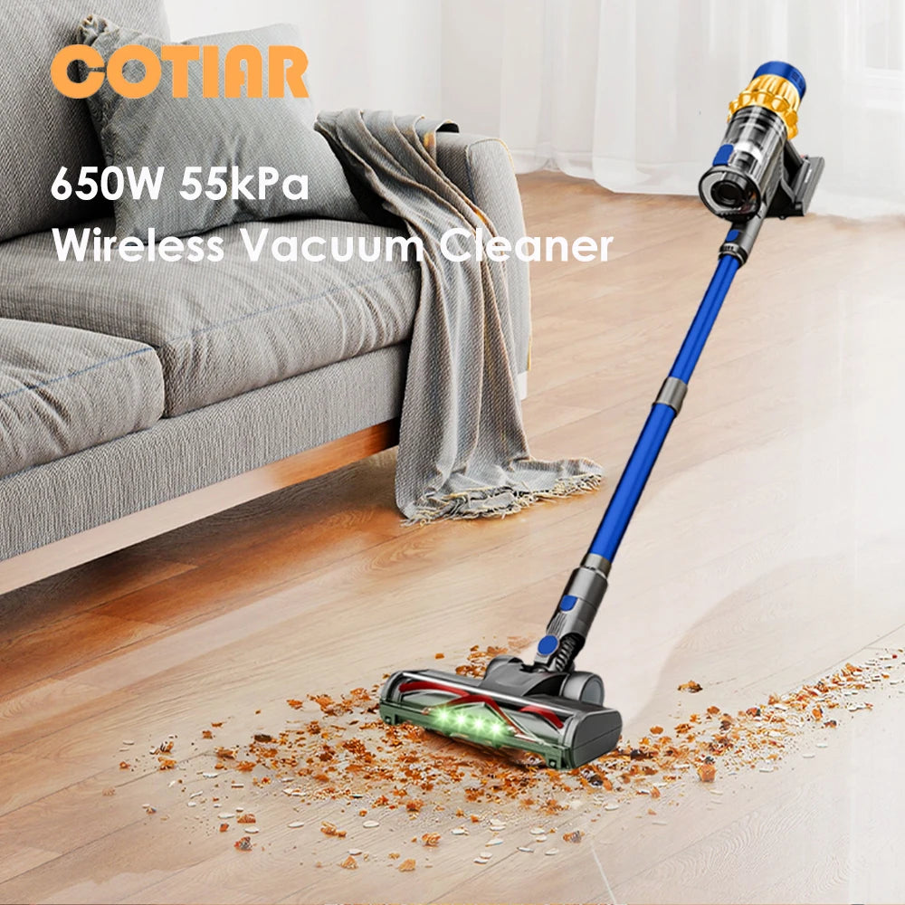 Cotiar V22 Cordless Vacuum Cleaner 650w 55000pa Appliance