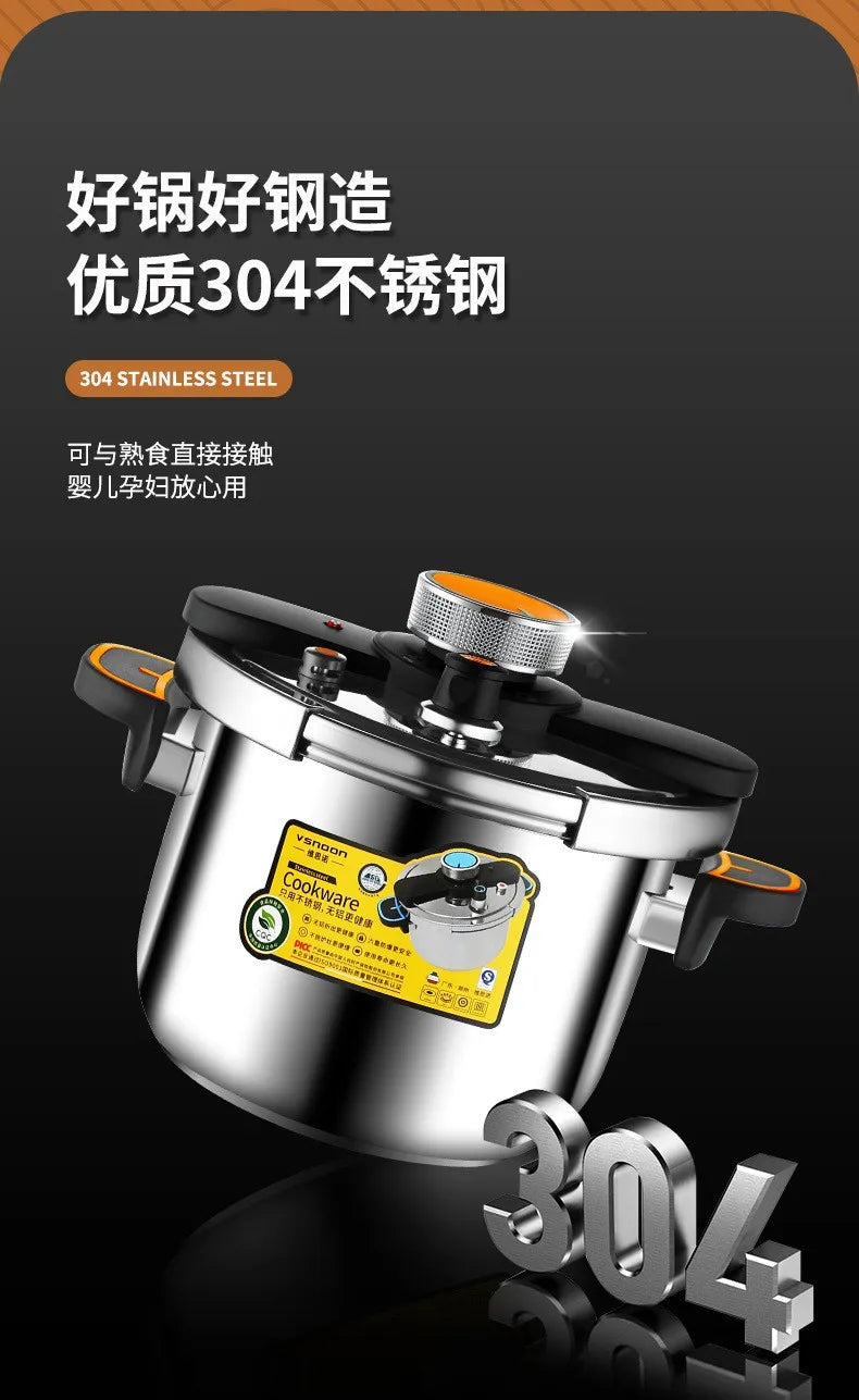 Stainless Steel Pressure Cooker Use - Small Size