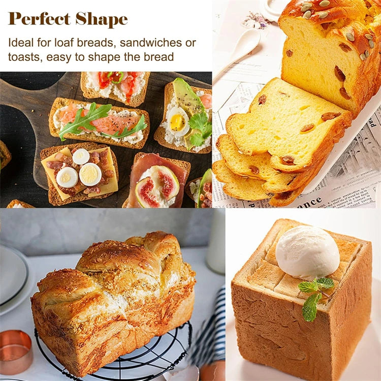 Lmetjma Silicone Bread Loaf Pan Collapsible Bread Toast