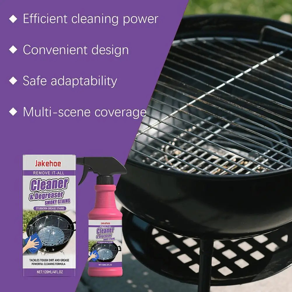 1/2/3pcs Barbecue Grill Cleaner Heavy Duty Grease Degreaser