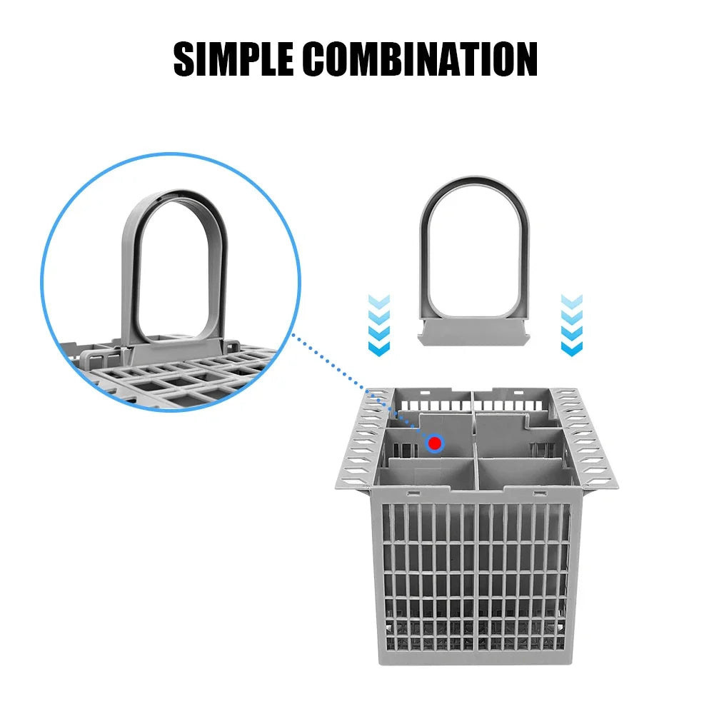 Detachable Dishwasher Cutlery Basket Tableware Fork Spoon Cutlery