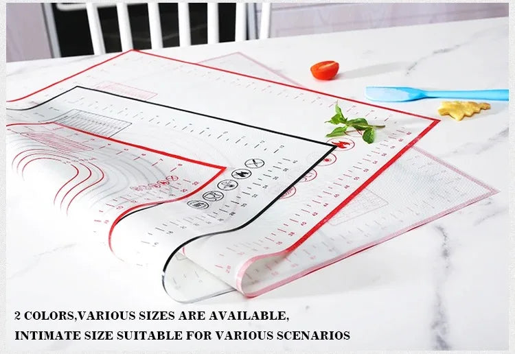 Untior 1pcs Kneading Dough Mat Silicone Baking Mat