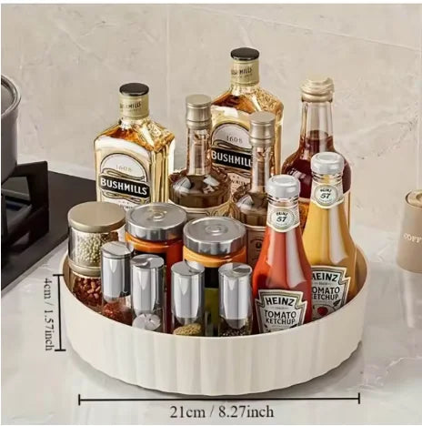 Rotating Countertop Storage Shelf Multi-Scene Organizer Stand