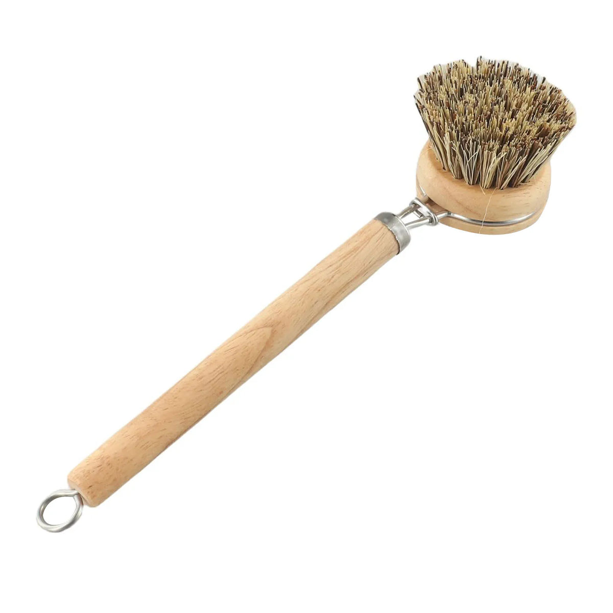 Bamboo Dish Scrub Brush Wooden Cleaning Scrubbers Cleaning