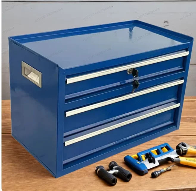 Three Layer Desktop Toolbox File Cabinet Storage Box