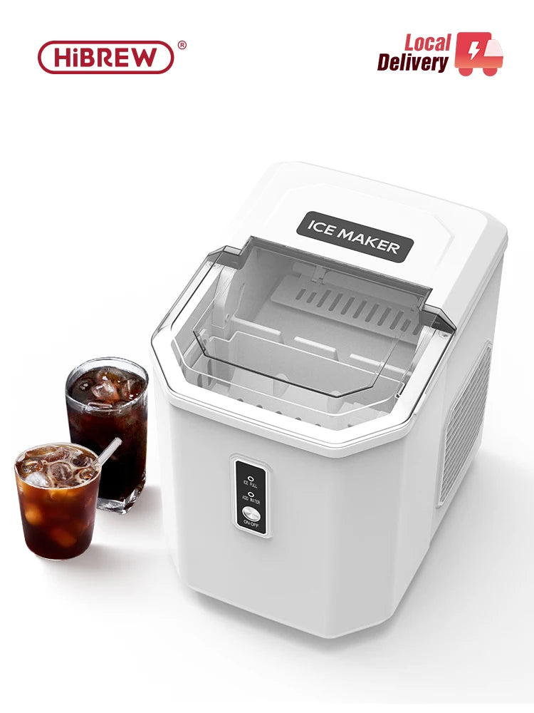 Hibrew Ice Maker Machine Automatic Ice Maker Self-Cleaning