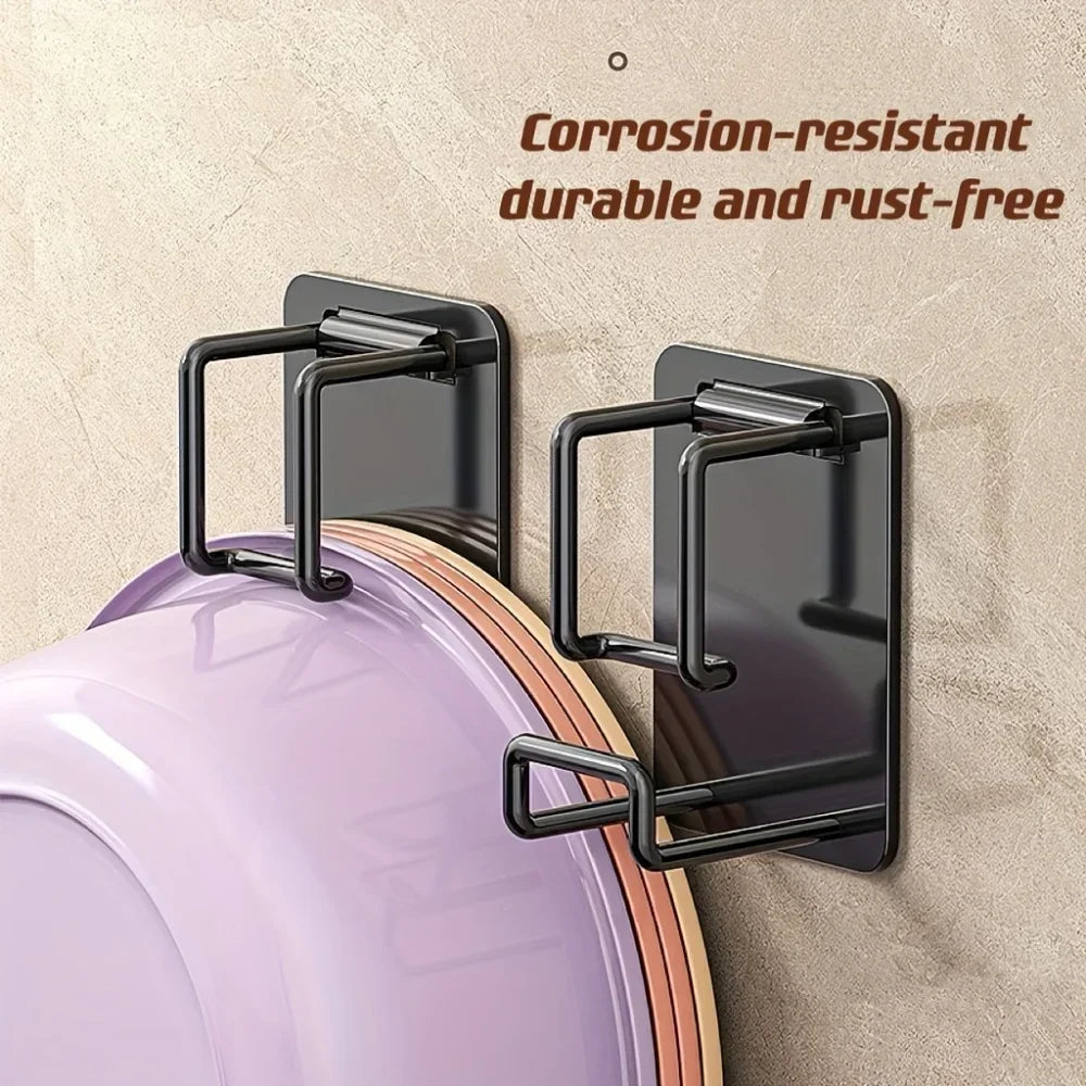 Foldable Storage Hook 1/2pcs Washbasin Rack Rubber Bathtub