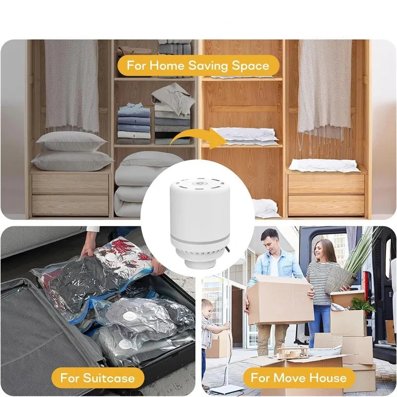 Pump Organizer Compressed Bag Electric Pump Travel Vacuum