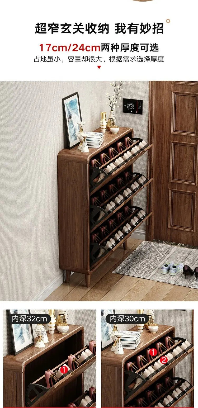 Modern Organizer Shoe Cabinet Storage Mobile Display Living