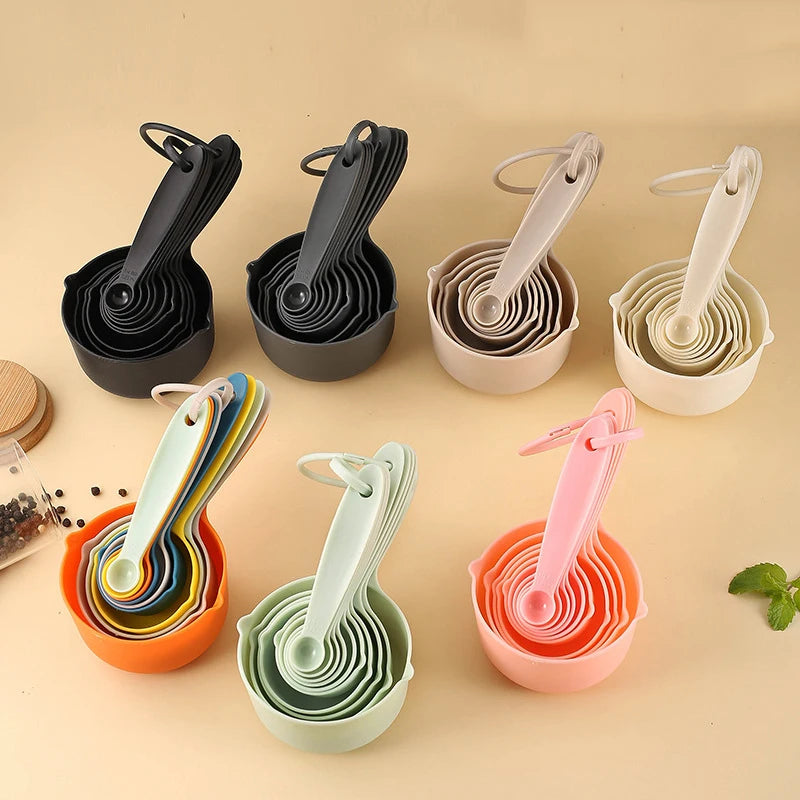 Colorful Measuring Cup Measuring Spoon 5-Piece Graduated