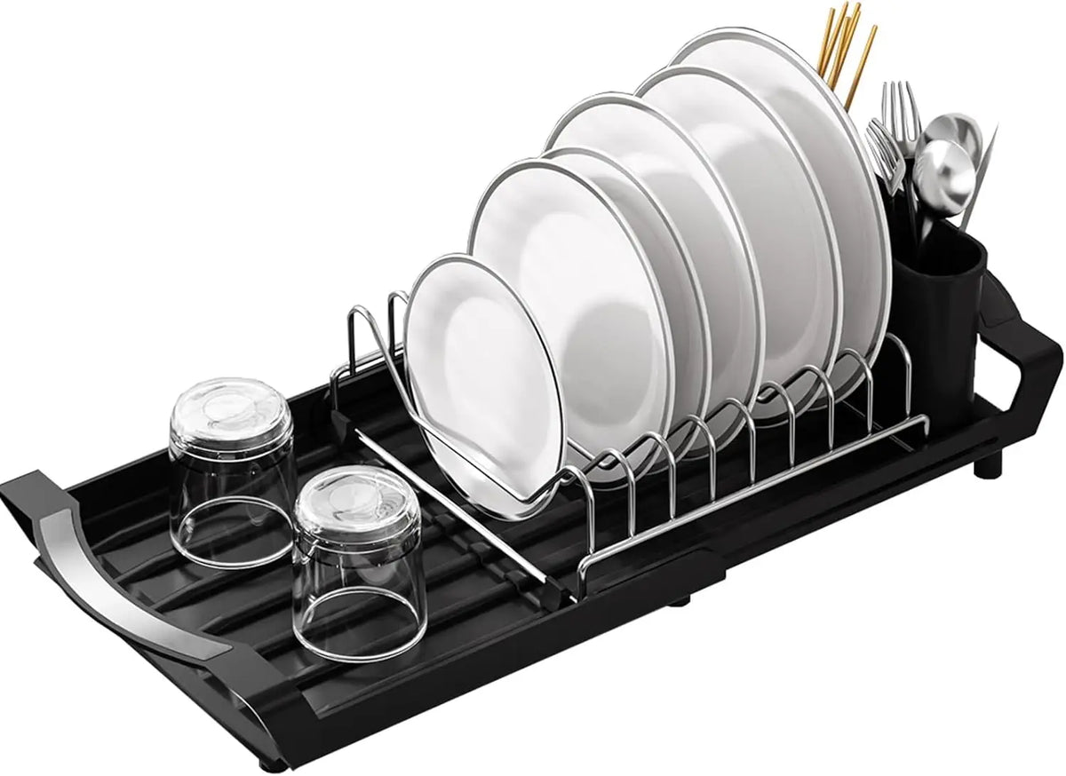 Expandable Dish Drying Rack Dish Racks Counter Adjustable
