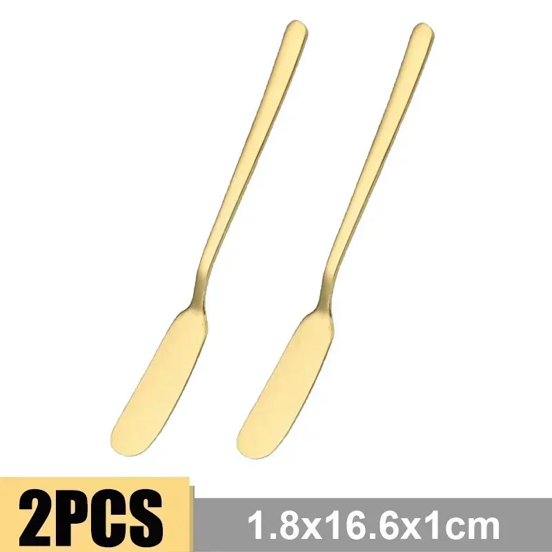 4/1pcs Butter Knifes Stainless Steel Cheese Cutter Knifes