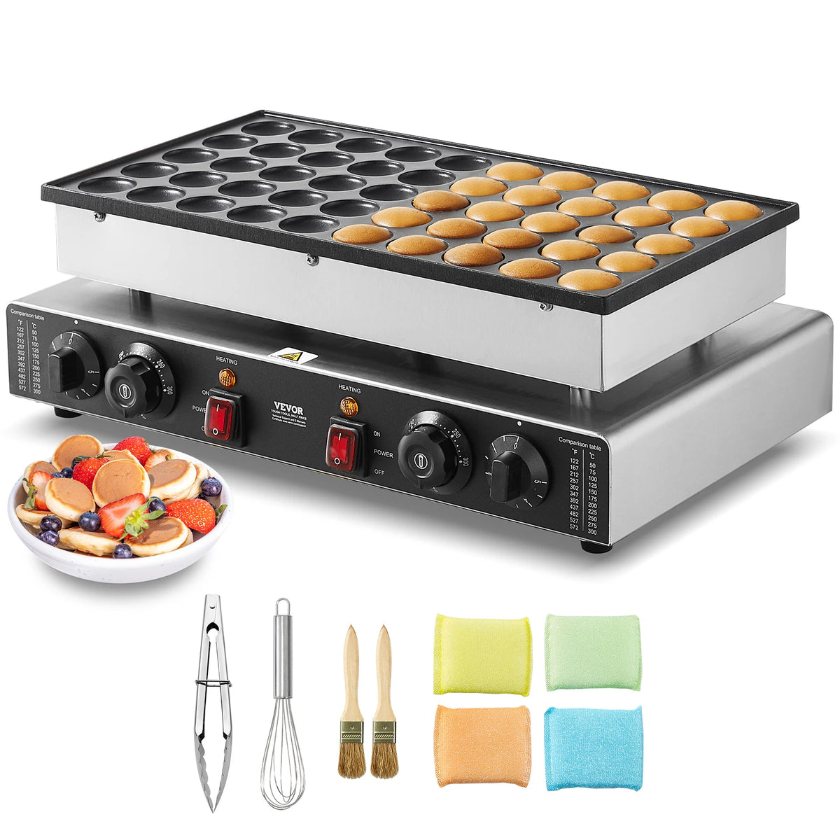 Succebuy 50pcs Mini Dutch Pancake Maker Dorayaki Baker