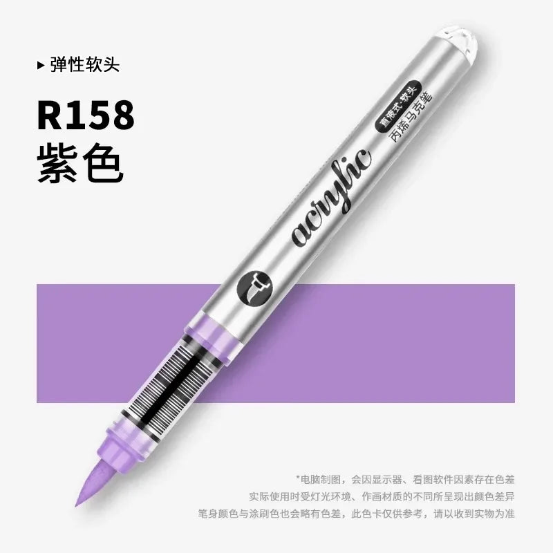 Grasp 120/1 Colors Acrylic Paint Pens Markers Brush