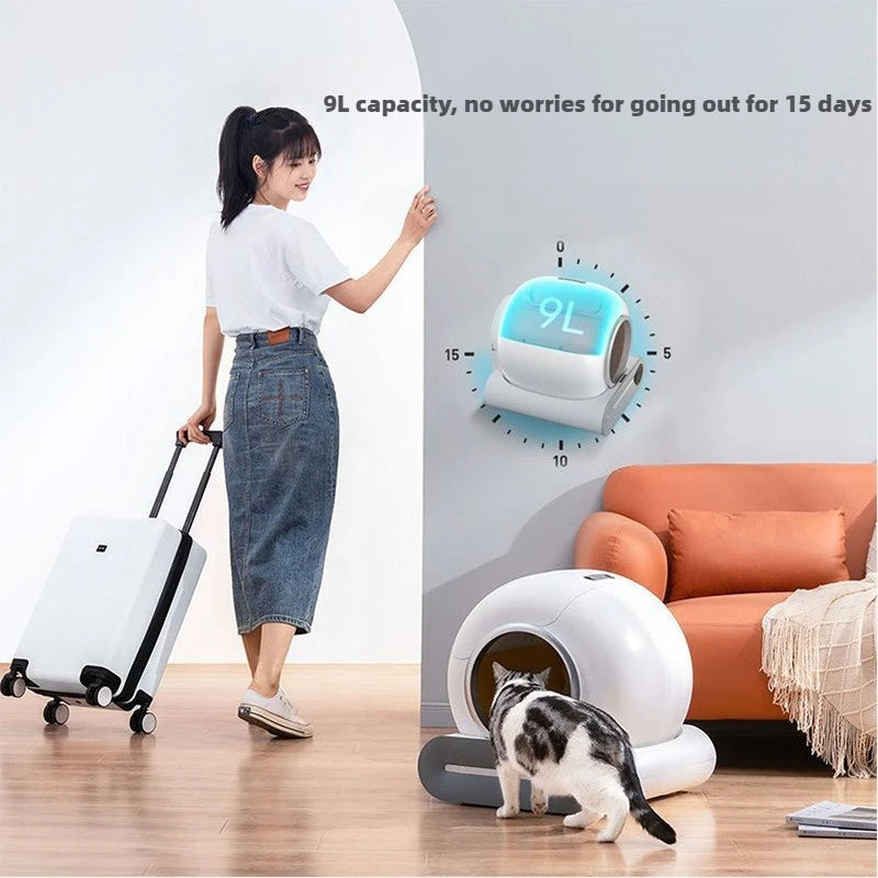 Smart Cat Litter Box Pets Automatic Cleaning Electric