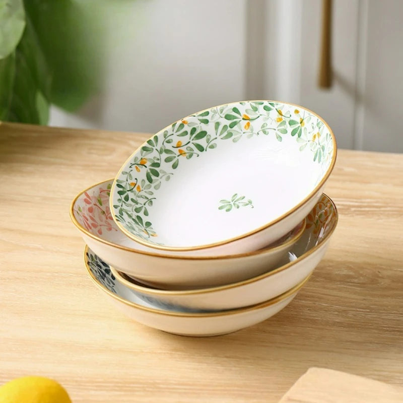 Japanese Style Ceramic Dessert Sauce Dish Plate Creative