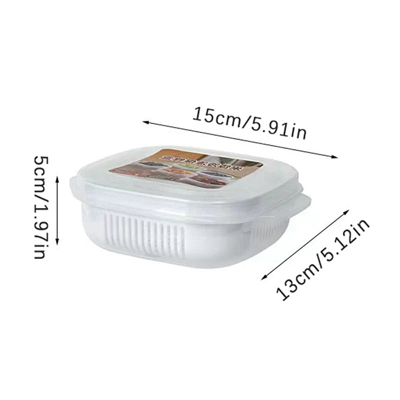 Food Storage Container Rice Fruit Preservation Box Microwave