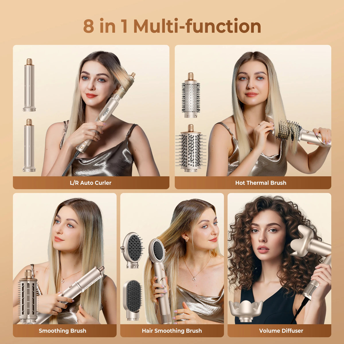 In Hair Dryer Brush High Speed Brushless Blow