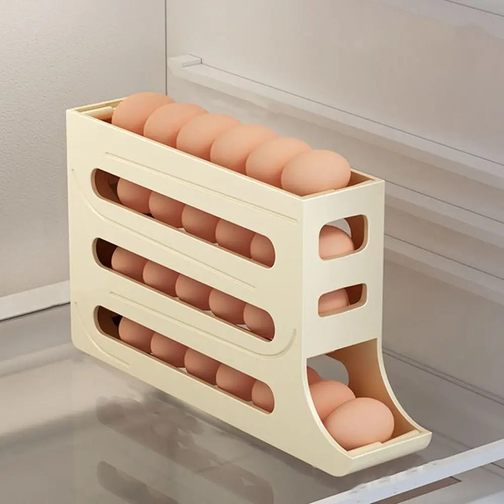 Practical Refrigerator Egg Storage Box 30 Grids Plastic